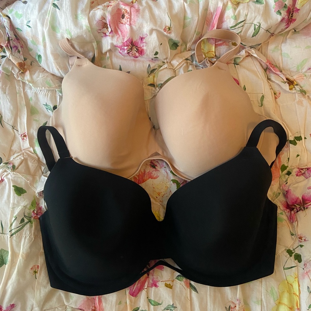 Set of 2 Soma Bodify Bras in Nude and Black - 34DDD